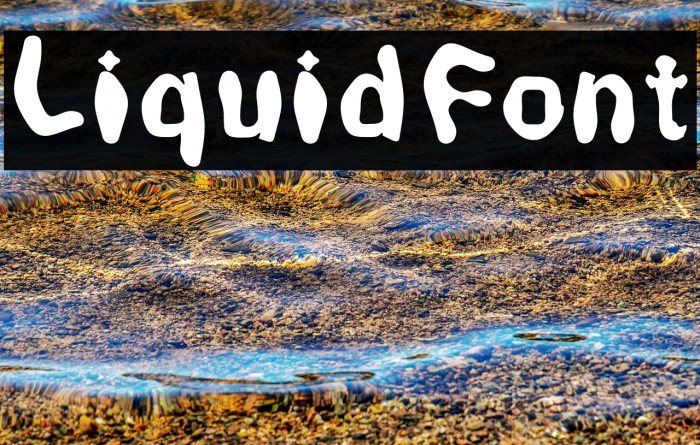 LiquidFont Font examples