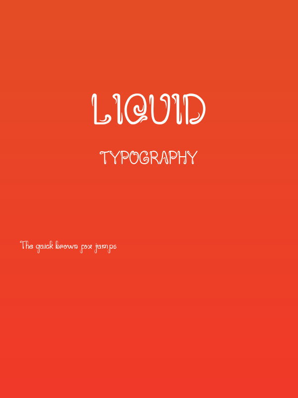 Liquid Poster