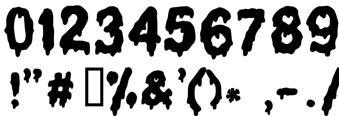 Liquidism part 2 Font OTHER CHARS