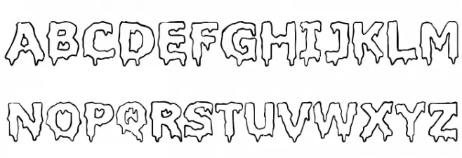 Liquidism Font UPPERCASE