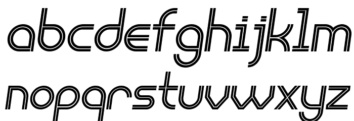 Liquidrom Italic Font LOWERCASE