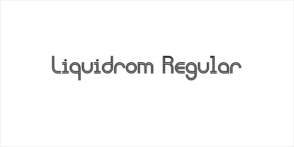Liquidrom Regular Logo