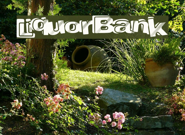 LiquorBank Font examples