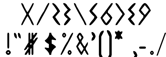 Liron Script Font OTHER CHARS
