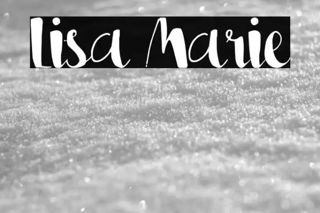 Lisa Marie Example 1