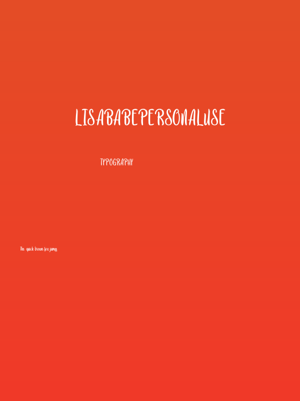 LisaBabePersonalUse Poster