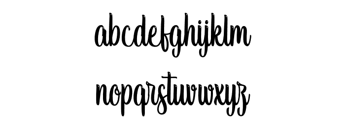 LisaBabePersonalUse Font LOWERCASE