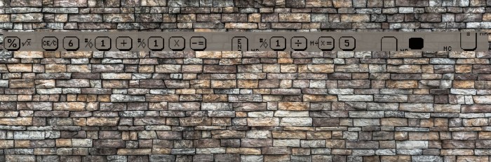 LisaCalc Paper 2X3Y Font examples