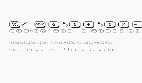 LisaCalc Paper Raw Business Card