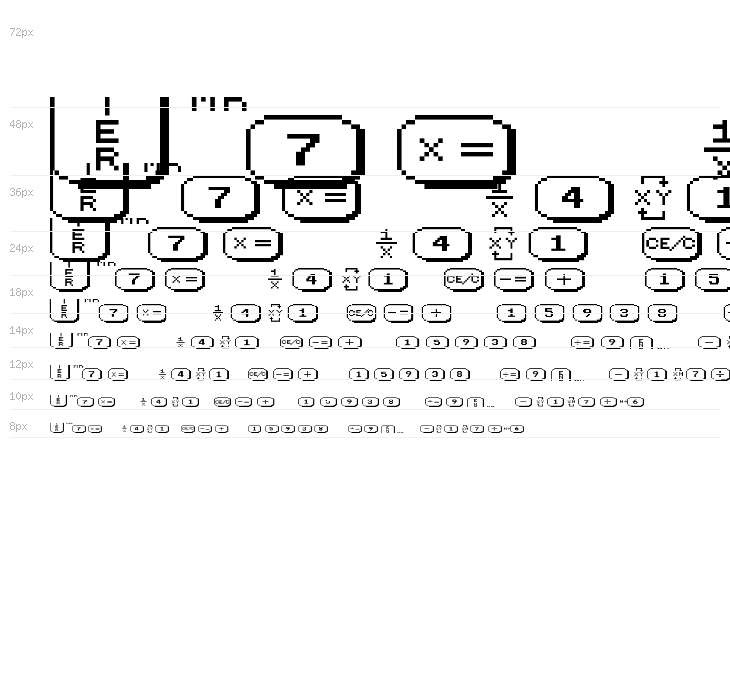 LisaCalc Paper Raw Waterfall