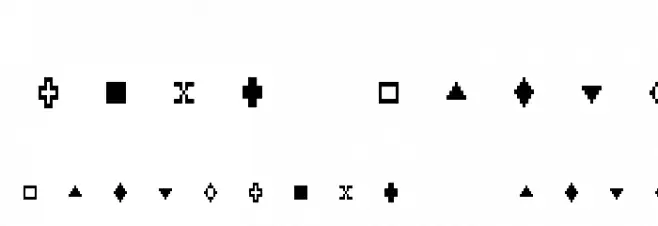 LisaGraph Paper 2X3Y Font OTHER CHARS