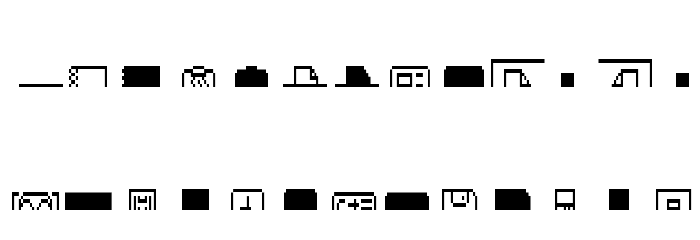 LisaProject Paper 2X3Y Font LOWERCASE