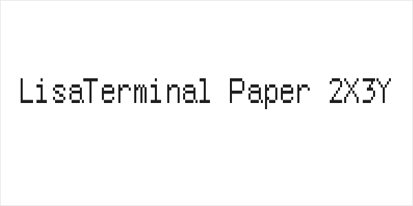 LisaTerminal Paper 2X3Y Logo