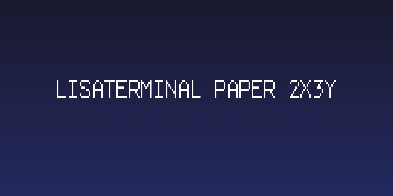LisaTerminal Paper 2X3Y Social Header