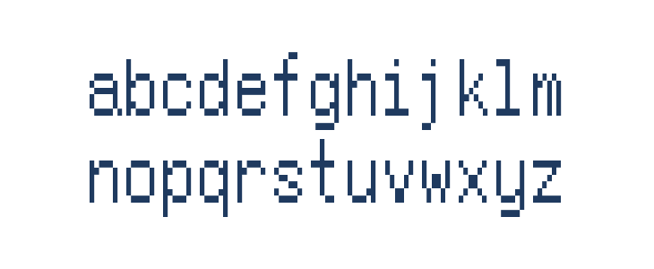 LisaTerminal Paper 2X3Y Lowercase