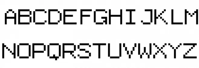 LisaTerminal Paper Raw フォント 大文字