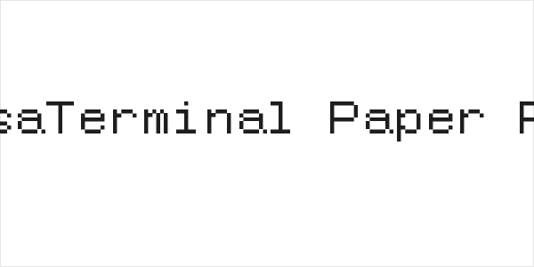 LisaTerminal Paper Raw Logo