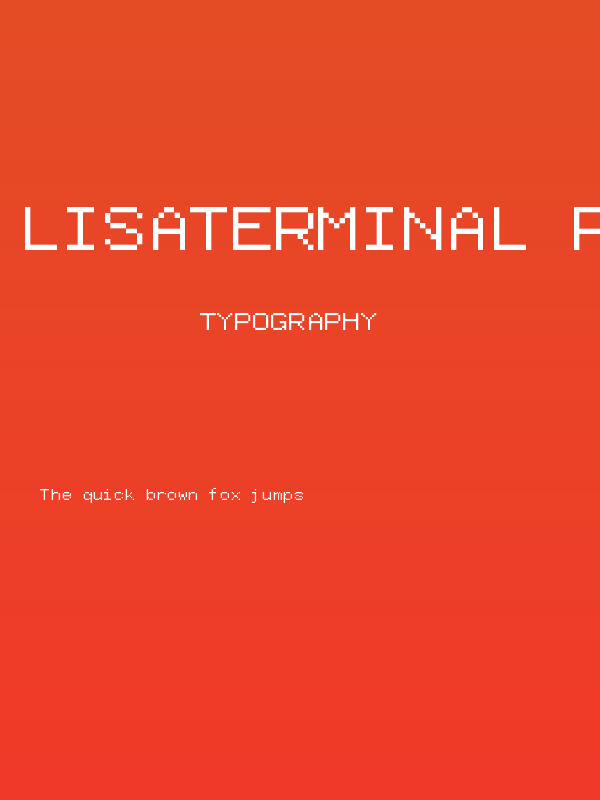 LisaTerminal Paper Raw Poster