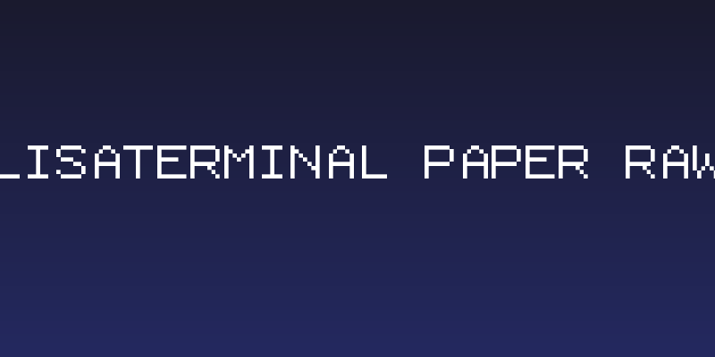 LisaTerminal Paper Raw Social Header