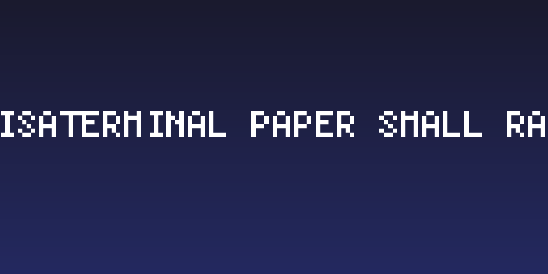 LisaTerminal Paper Small Raw Social Header