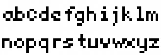 LisaTerminal Paper Small Raw फ़ॉन्ट लोअरकेस