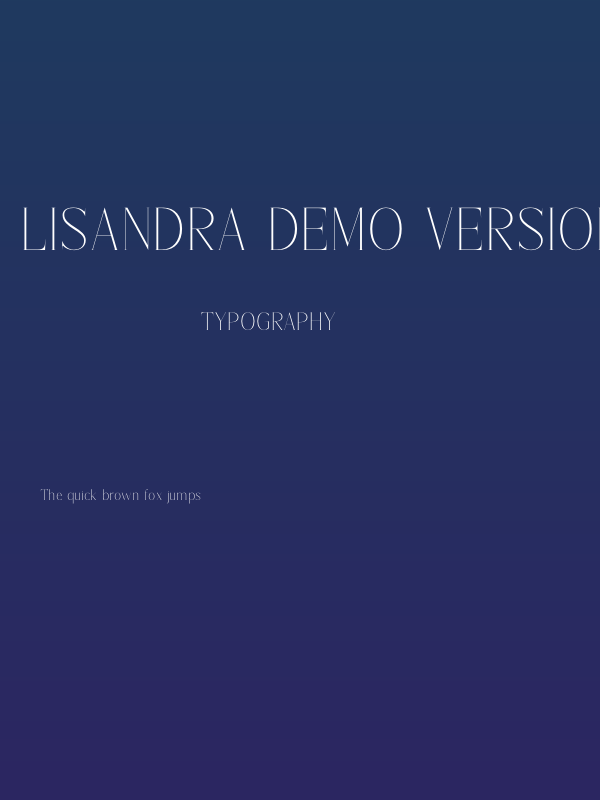 Lisandra DEMO VERSION Poster
