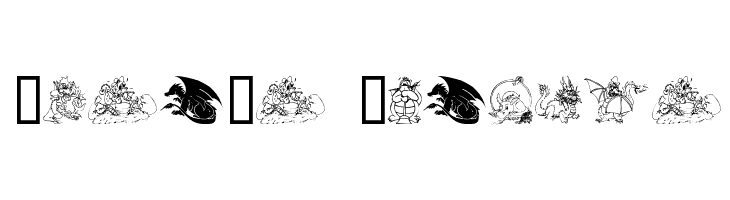 Lisa's Dragons Font