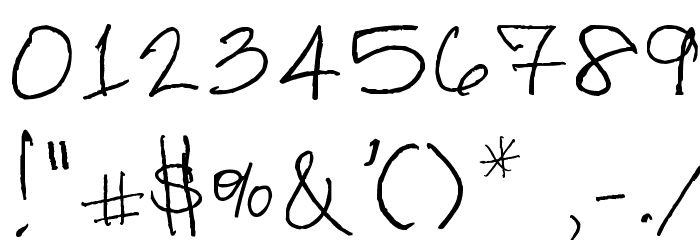 Lisa's First Class Font OTHER CHARS