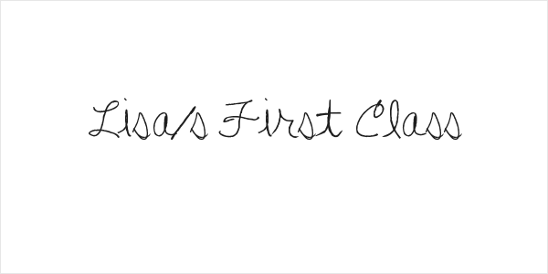Lisa's First Class Logo