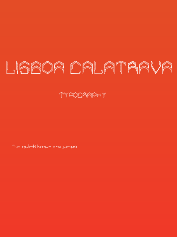 Lisboa Calatrava Poster