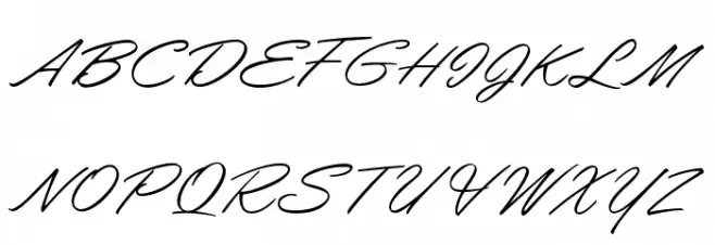 LisbonScript-Regular Schriftart Groß