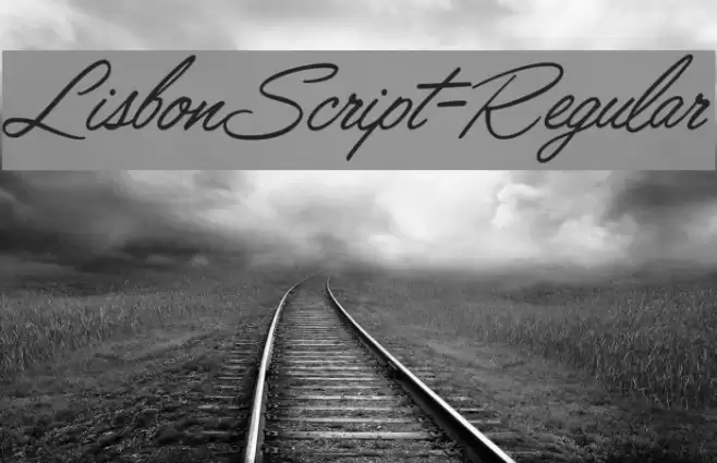 LisbonScript-Regular Font examples