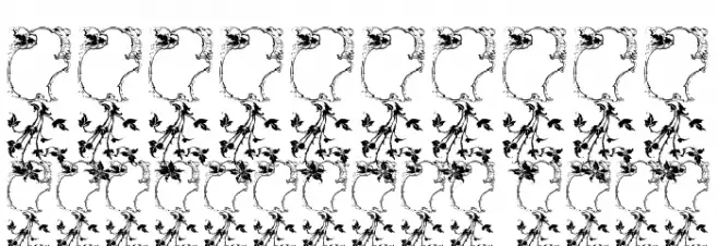 LisburneInitials フォント その他の文字