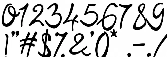 Lisna Bold Font OTHER CHARS