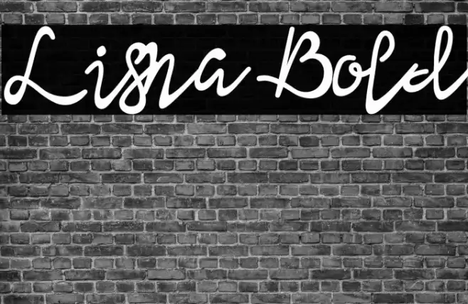 Lisna Bold Font examples