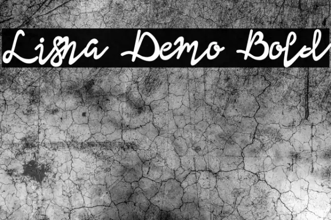 Lisna Demo Bold Font examples