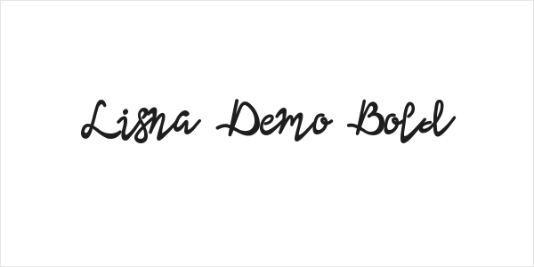 Lisna Demo Bold Logo