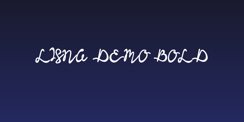 Lisna Demo Bold Social Header
