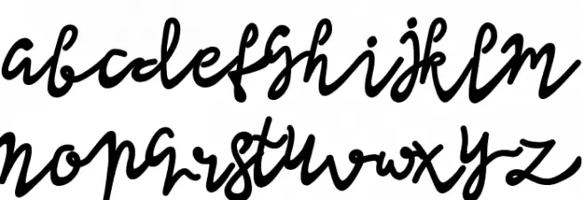 Lisna Demo Bold Schriftart Kleinbuchstaben