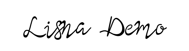 Lisna Demo  Descarca Fonturi Gratis