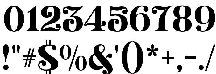 Lissain Didone Font OTHER CHARS