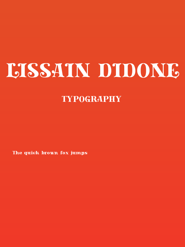 Lissain Didone Poster