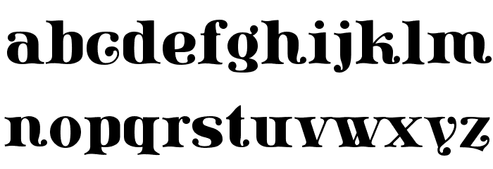 Lissain Didone Font LOWERCASE