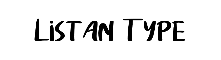 Listan Type  لخطوط تنزيل