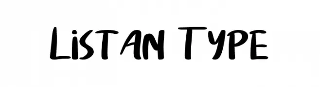 Listan Type  baixar fontes gratis