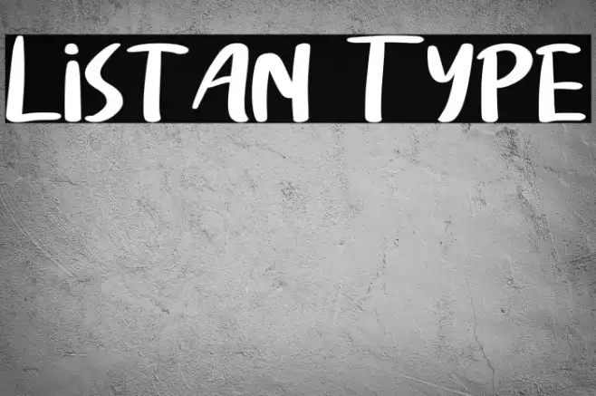 Listan Type Example 1