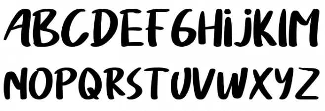 Listan Type Font LOWERCASE