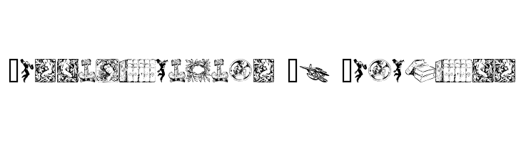 Listemagerens Ny Dingbats  Frei Schriftart Herunterladen