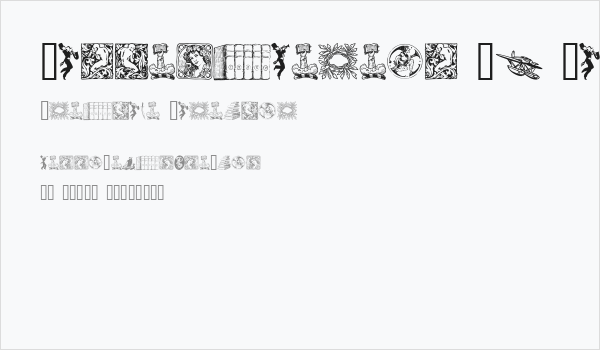 Listemagerens Ny Dingbats Business Card