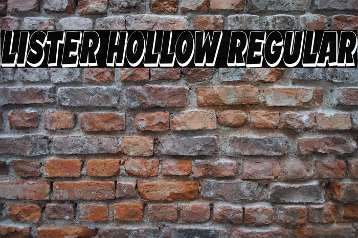 Lister Hollow Regular Example 3